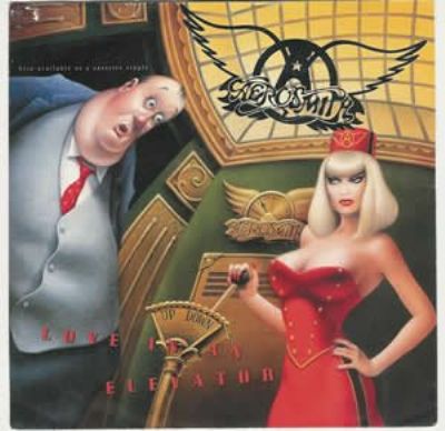 Aerosmith Love In An Elevator album cover