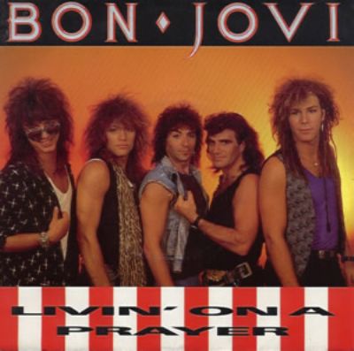 Bon Jovi Livin' On A Prayer album cover