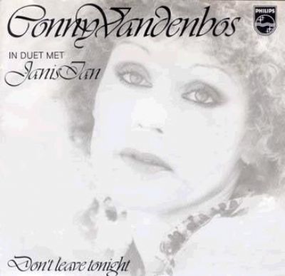 Conny Vandenbos & Janis Ian Don't Leave Tonight album cover