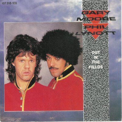 Gary Moore & Phil Lynott Out In The Fields album cover