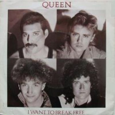 Queen I Want To Break Free album cover