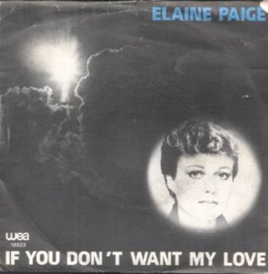 Elaine Paige If You Don't Wan't My Love album cover