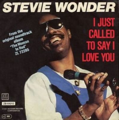 Stevie Wonder I Just Called To Say I Love You album cover