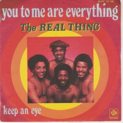 The Real Thing You To Me Are Everything album cover