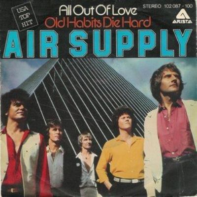 Air Supply All Out Of Love album cover