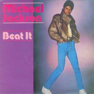 Michael Jackson Beat It album cover