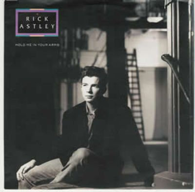 Rick Astley Hold Me In Your Arms album cover