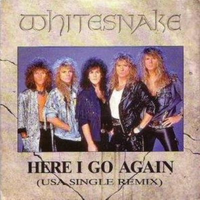 Whitesnake Here I Go Again album cover