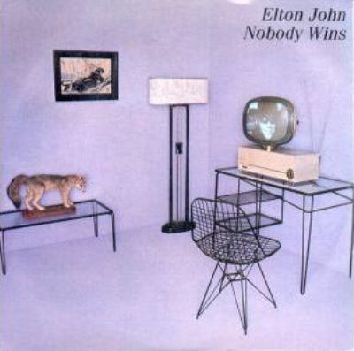 Elton John Nobody Wins album cover