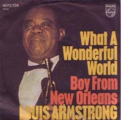 Louis Armstrong What A Wonderful World album cover